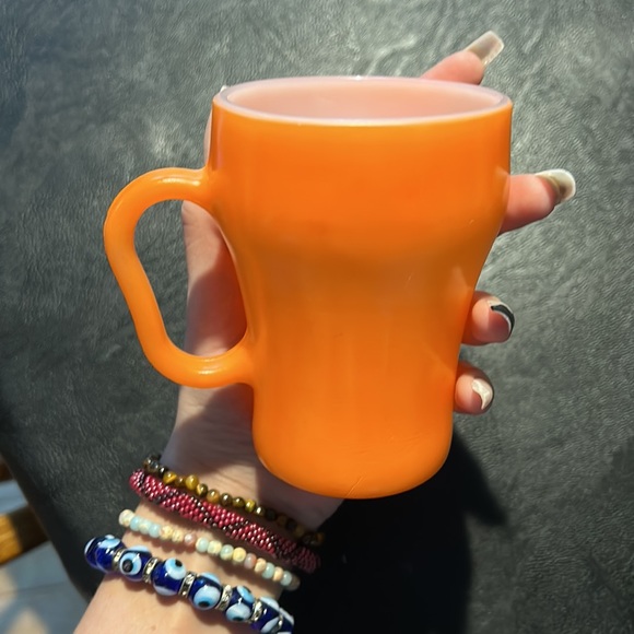 Set of 3 Vintage Anchor Hocking fire king soda mugs - Picture 2 of 5